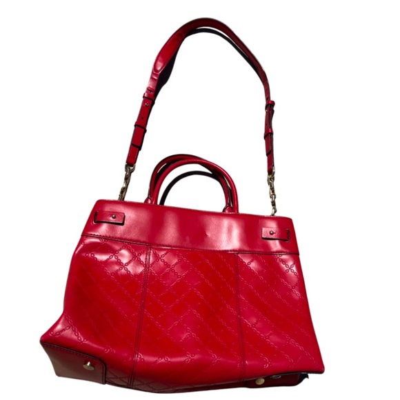 Michael Kors Embossed Monagram Shoulder Bag - Picture 4 of 9